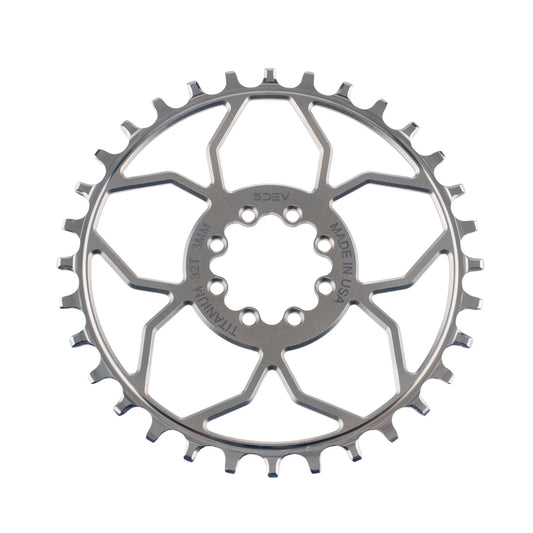 CHAINRING TI 8BOLT 3MM RAW